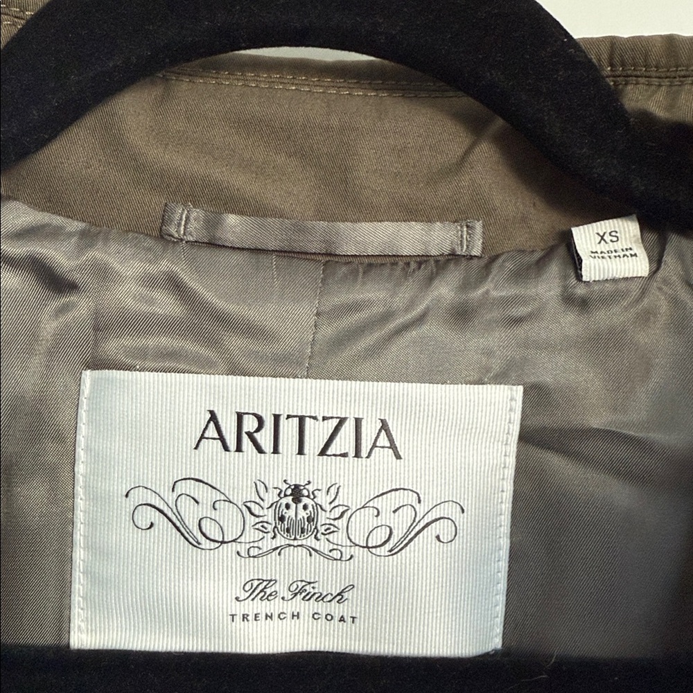 Aritzia The Finch Trench Coat City Twill - Picture 7 of 9
